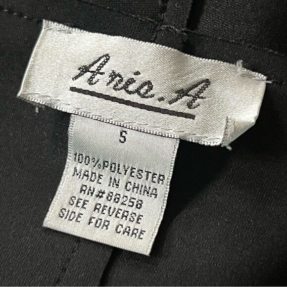 Vintage Aris Floral Long Blazer Overcoat Size Small Pink Applique Cut Out - Picture 7 of 7